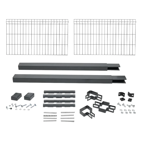 Zestaw w paczce  - Podwyższenie płotu ogrodzenia 2.5MB + l