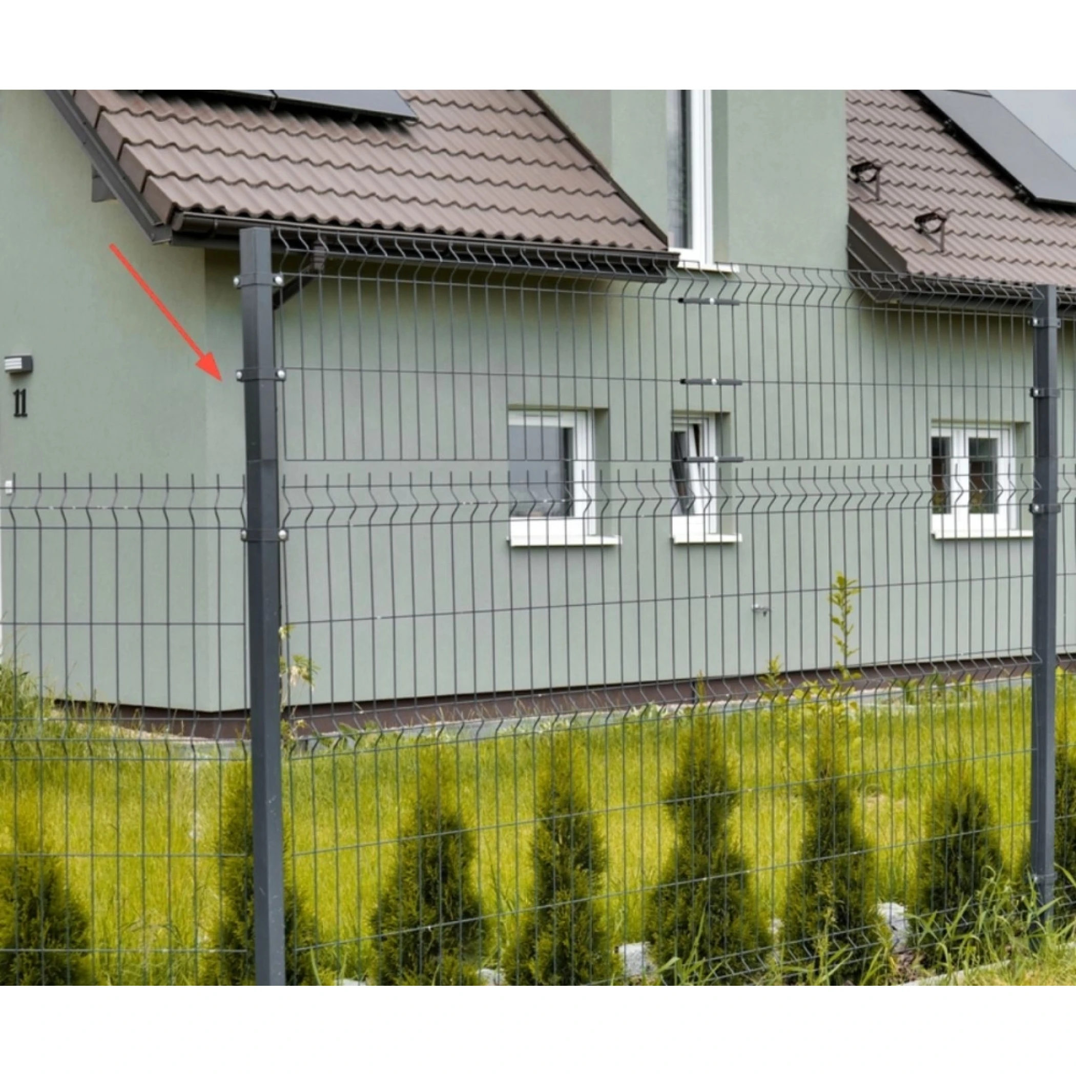 Panel do podwyższenia płotu o 70cm na długości 2.5 metra