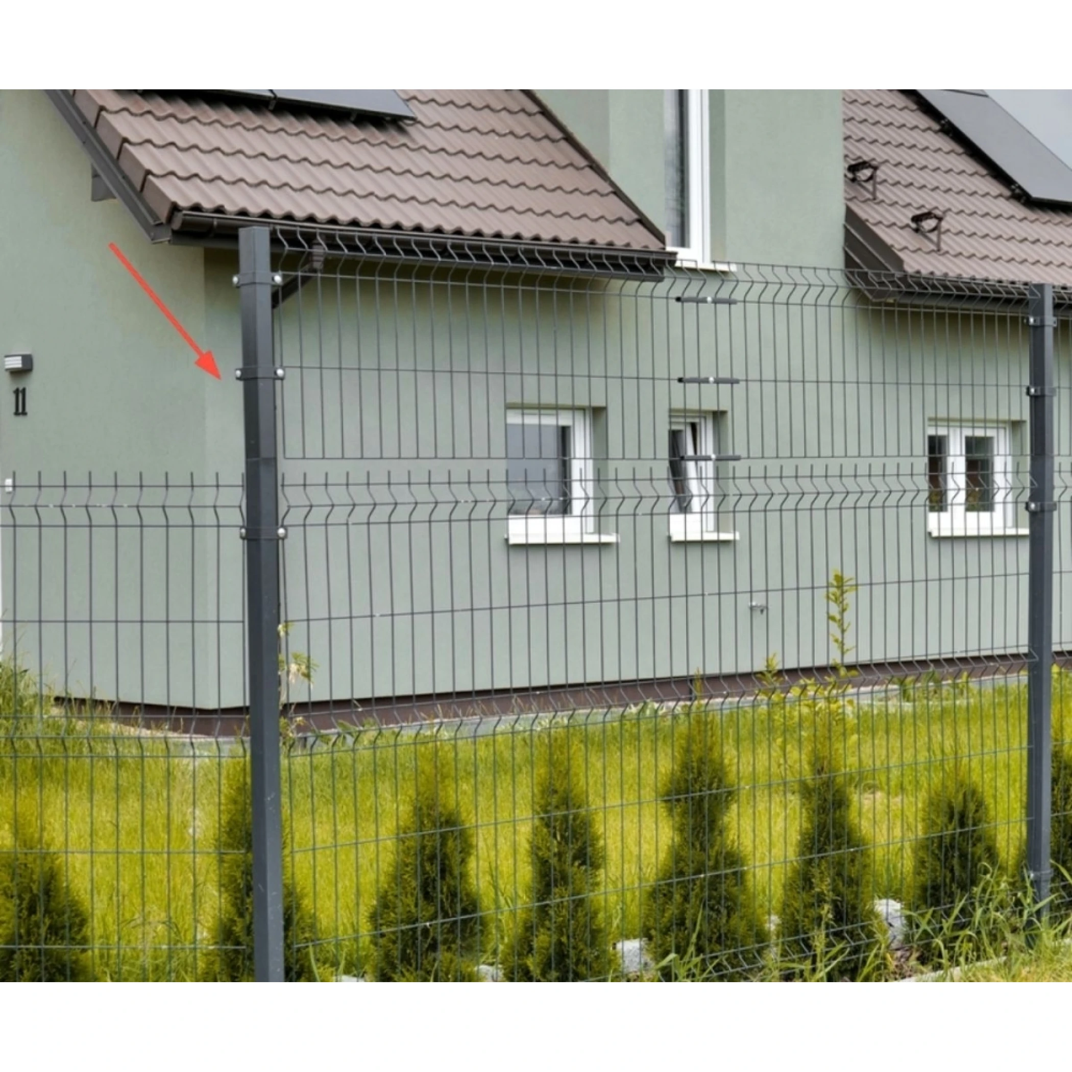 Panel do podwyższenia płotu o 50cm na długości 2.5 metra