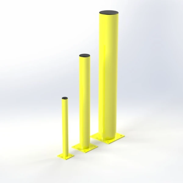 Odbojnica metalowa słupowa fi 88,9mm